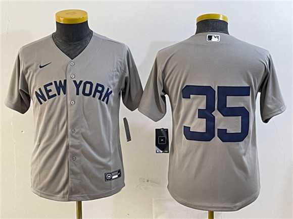 Womens New York Yankees #35 Clay Holmes Gray Cool Base Stitched Jersey->mlb womens jerseys->MLB Jersey